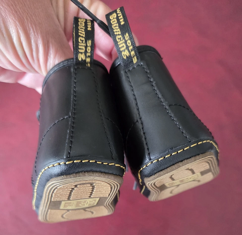 Doc Martens 1460 ботинок кроватки туфли Auburn/коричневый размер 1 - Изображение 4 из 4