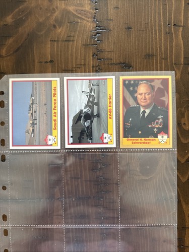 Carte collezionabili Operazione Desert Shield Pacific 1991 set completo con carta bonus - Foto 13 di 24