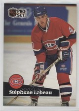 1991-92 Pro Set French Stephan Lebeau #120 0a3