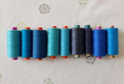 Nähgarn 120 | Set | AMANN | ACKERMANN | türkis blau | 1.000m
