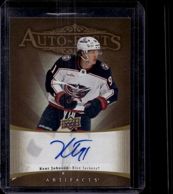 2023-24 Upper Deck Artifacts #RAF-KJ Kent Johnson 2005-06 Retro Auto Facts