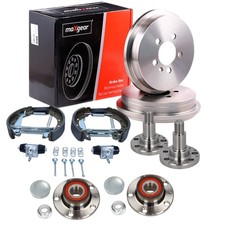 MAXGEAR Bremstrommel Radlager Bremsbacken Satz Hinten für FABIA VW POLO 9N 6R1
