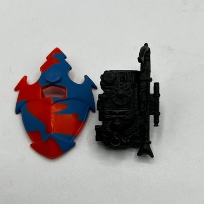 GI Joe Alley Viper Shield + Backpack w Grappling Hook 1989 Vintage HASBRO ARAH