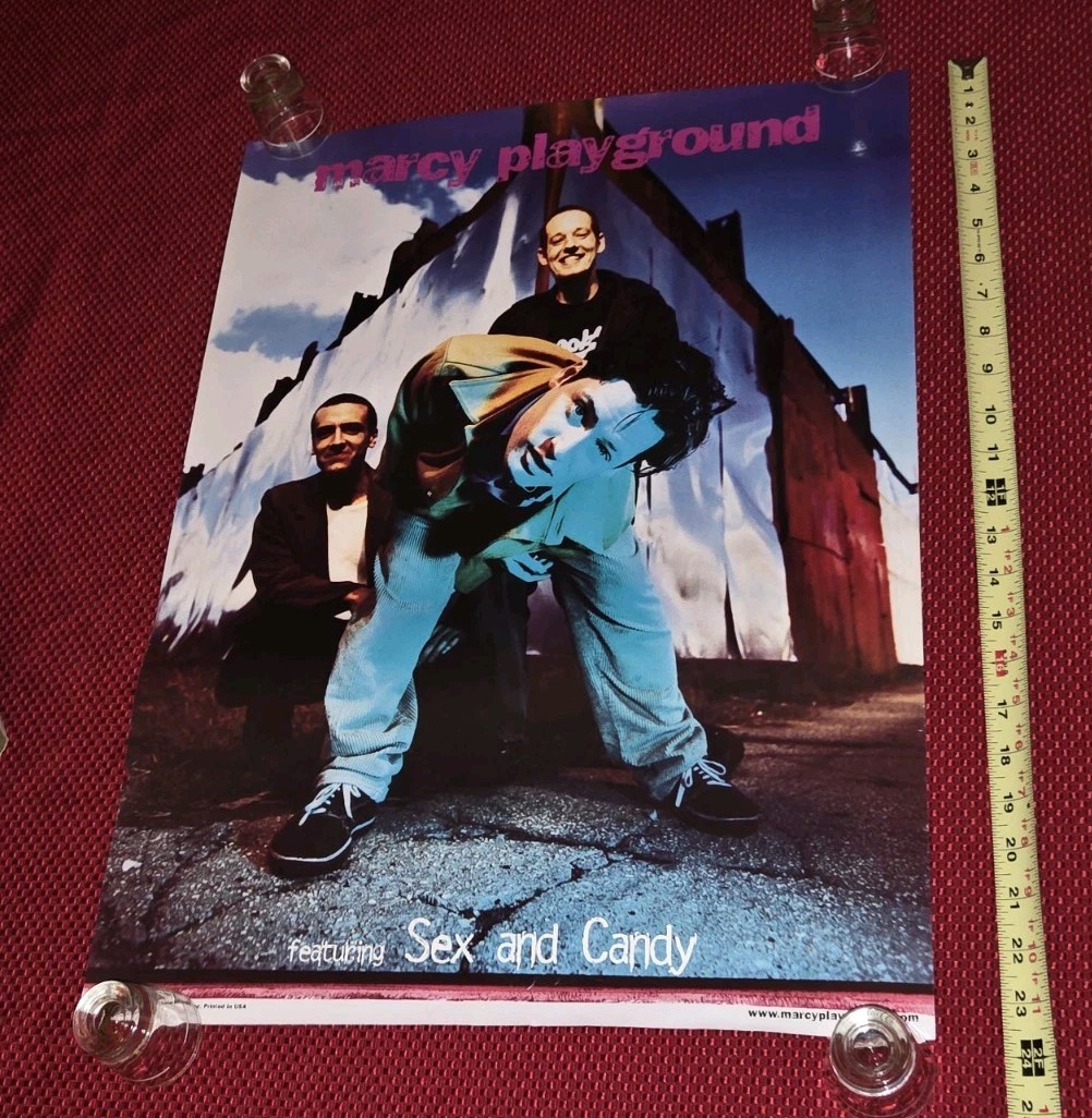 Marcy Playground 1997 Cd/record/lp Store Promo Poster Sex And