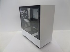 NZXT H500 Mid-Tower PC Case Tempered Glass Panel CA-H500B-W1 White - No PSU