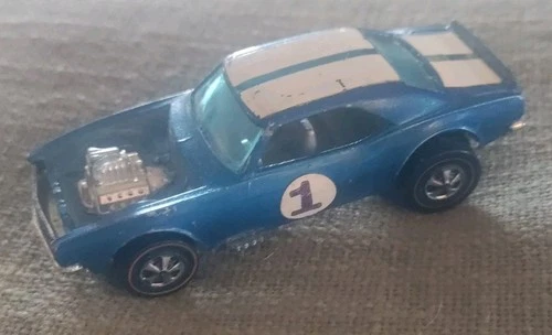 Vintage 1970 Mattel  "Hot Wheels" Redline  "Heavy Chevy" Blue Nice Shape