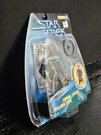 Figura de acción de colección Star Trek Capitán Benjamin Sisko 1998 Playmates DS9 NUEVA EN CAJA 5" Foto 3 de 4