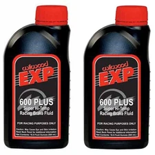 Wilwood EXP 600 Plus Racing Brake Fluid, 500 ML Bottle, 2 Pack