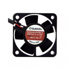 SUNON KDE2404PFB2-8 DC24V 0.7W 4CM 4010 2-wire cooling fan