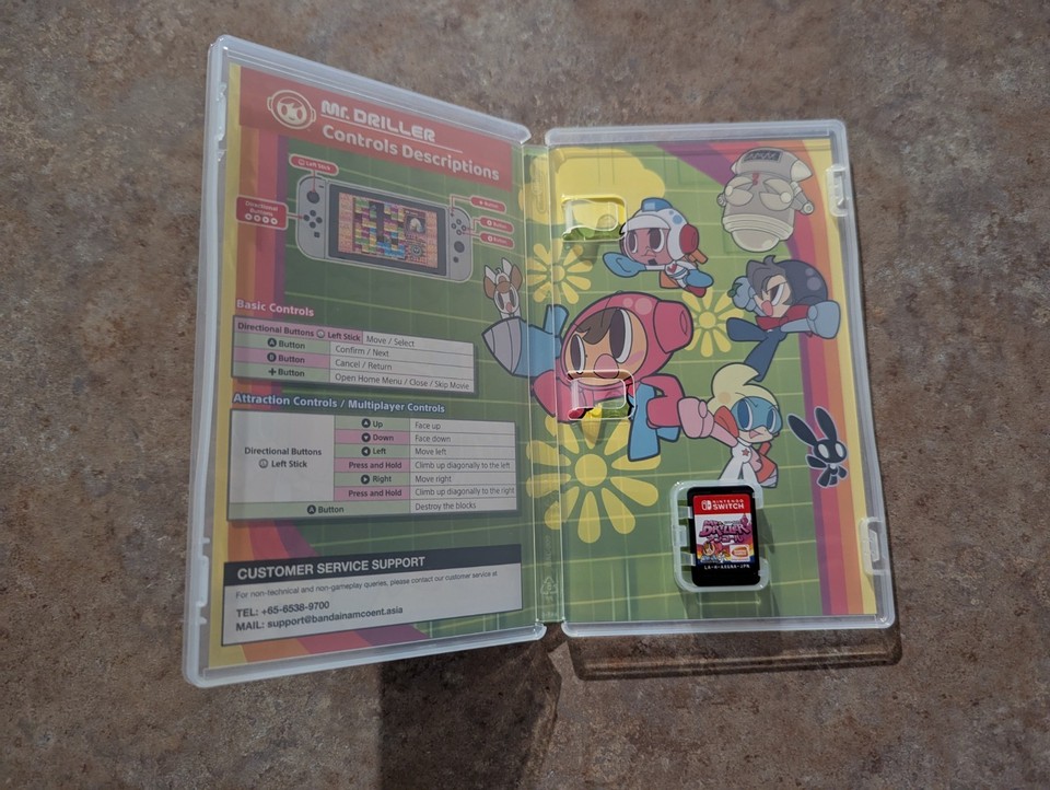 Mr. Driller: Drill Land, Nintendo Switch, Rare Out of Print Version ...