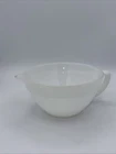 Vintage Anchor Hocking Fire King White Milk Glass Batter Bowl Mixing Bowl Pour