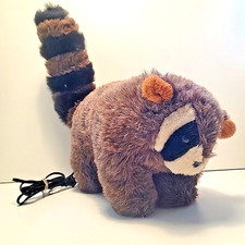 Plush Moving Raccoon -Mancave Store Display Hunting Lodge Decor 18"L