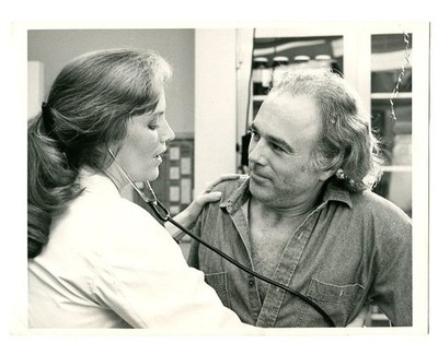 7x9-B&W-Promo-Still-Kay O'Brien-Pat Kalember-Michael Hogan-Drama-Medical-TV-FR
