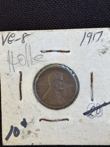 1917 P Lincoln Wheat Cent Good - Very Good (G-VG) Copper Average Circulated 1c