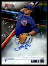 2018 Bowman's Best of 2018 Autographs Jose Albertos Auto Chicago Cubs #B18-JALEI
