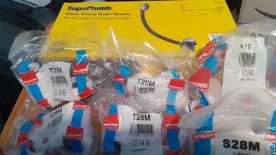 SUPAPLUMB CLICK CLACK BADEWANNENABLAUF, McAlpine 4xT28,1xA10,1xS28M