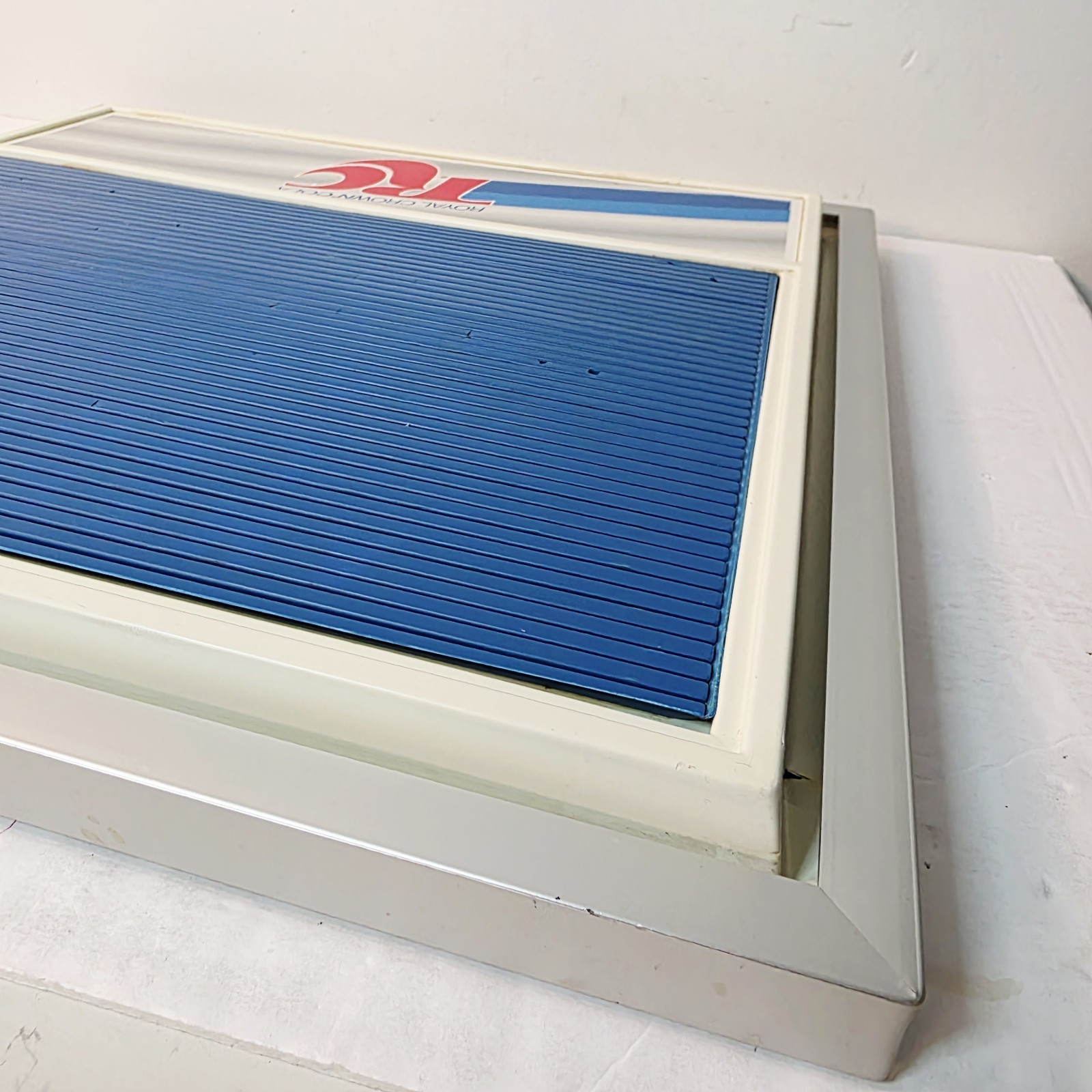 Vtg 90's Royal Crown Cola RC Aluminum Frame Menu Advertising Board Sign