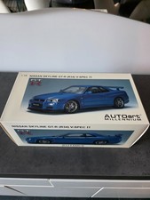 1/18 Autoart 77335 Skyline GT-R R34 V Spec II BAYSIDE BLUE UPGRADED