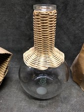 NEW Pyrex 1000ml Wicker Neck Boiling Flask