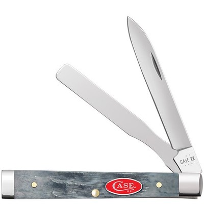CASE XX KNIVES BABY DOC - PEACHSEED JIG GRAY BONE - CASE RED OVAL SHIELD 6282SP