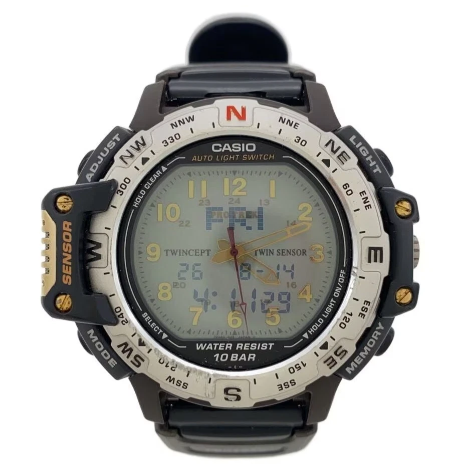 Reloj de cuarzo Casio Pro Trek PRT-50 doble sensor Ana-Digi