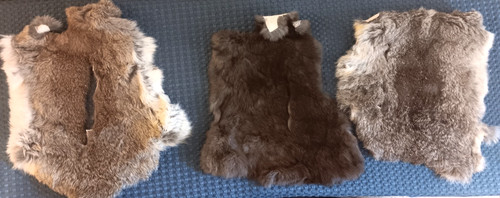 Premium tanned rabbit hides-Fly Tying-Custom Zonker Strips-Custom Dubbing-VALUE!