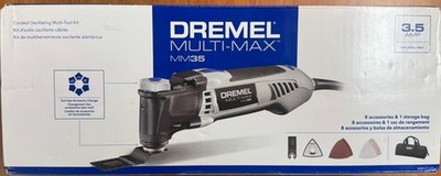 Dremel MM35-02 Multi-Max 3.5 Amp Variable Speed Oscillating Multi Tool Kit New