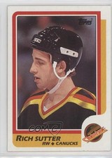 1986-87 Topps Rich Sutter #29 9cx