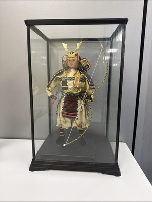 Japanese Samurai armor kabuto katana and bow Vintage 
