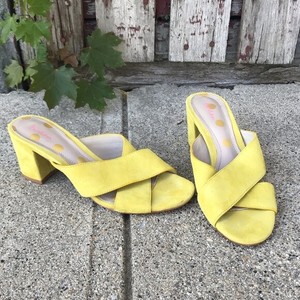 boden yellow sandals