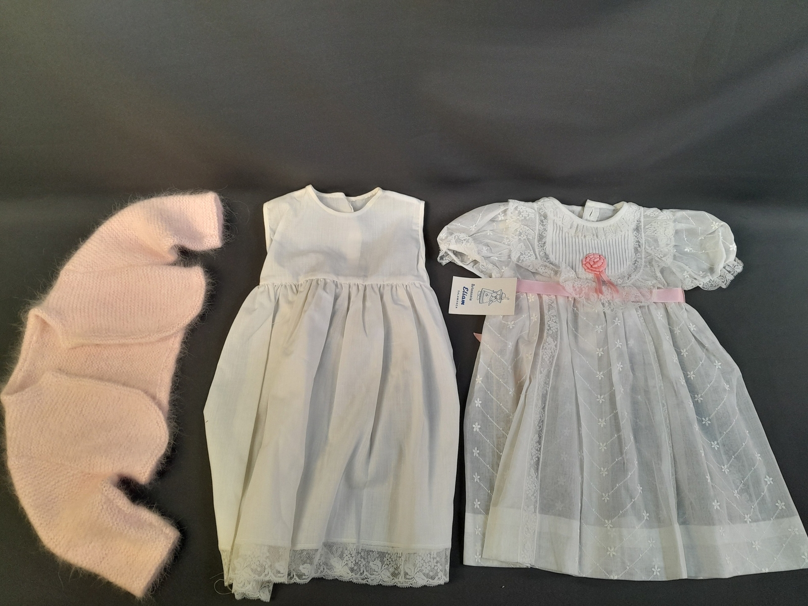 VN-138. Set Of Clothing Nina. Chaqueta. Dress Interior. Dress Eliam. Made I