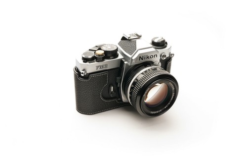 Genuine Real Leather Camera Case Bag Cover for Nikon FM2 FM FM2n FE FE2 - Picture 16 of 59