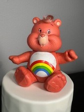 Vintage 1980  s Posable Care Bear, Cheer Bear, Kenner