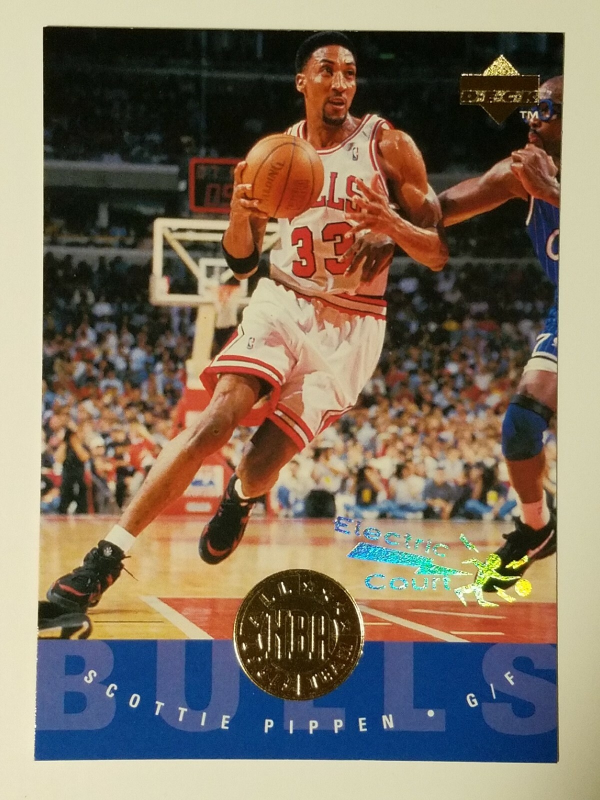 1995-96 Upper Deck Scottie Pippen #167 Electric Court SP Chicago Bulls All  NBA | eBay