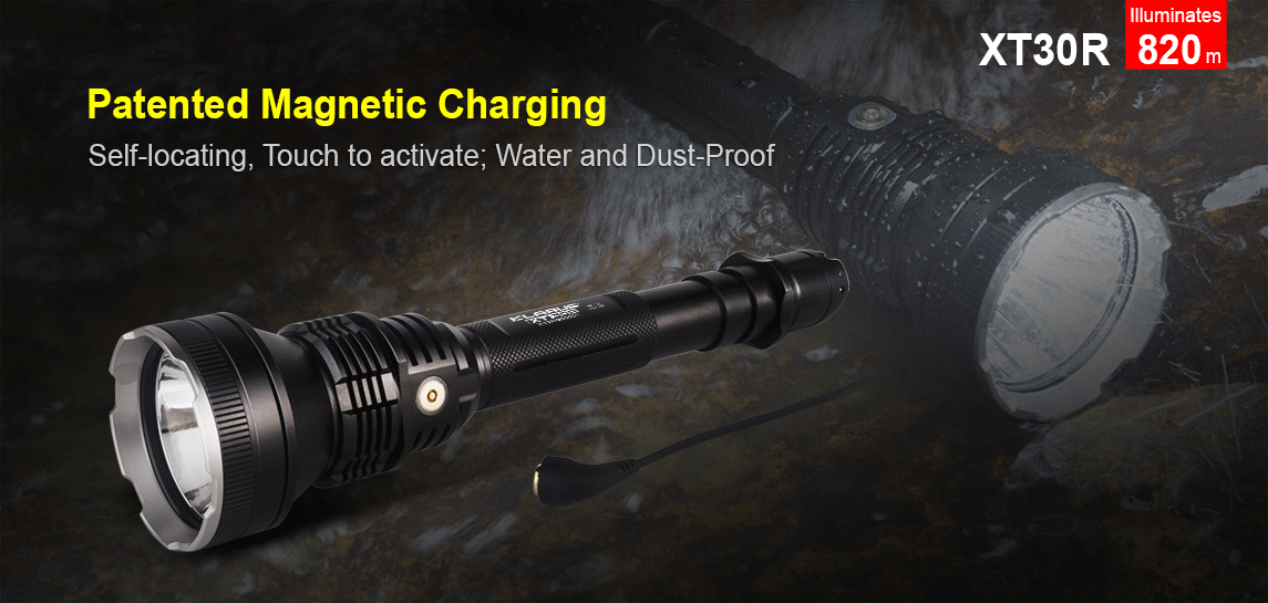 KLARUS XT30R CREE XHP35 HI Lumens D4 LED Flashlight 1800 Lumens HI 820m Long Range e3f498 KLARUS XT30R CREE XHP35 HI Lumens D4 LED Flashlight 1800 Lumens HI 820m Long Range e3f498