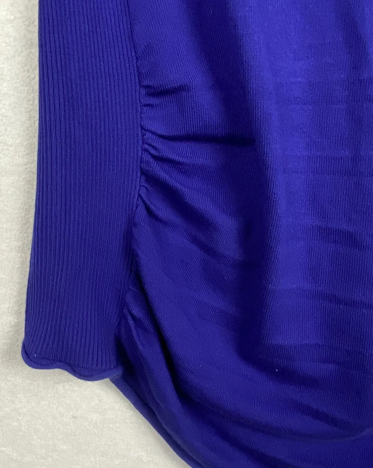 один A женщин свитер XL фиолетовый 3/4 рукав спрятаться легкий вискоза нейлона - Изображение 3 из 4