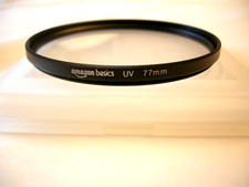 Amazon Basics 77mm UV filter for Nikon,Canon,Sony,Tamron,Fuji,Tokina,Sigma,Pro