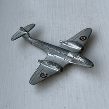 DINKY GLOSTER METEOR JET AIRCRAFT 70E / 732 Metal 1:200 Model With All Decals