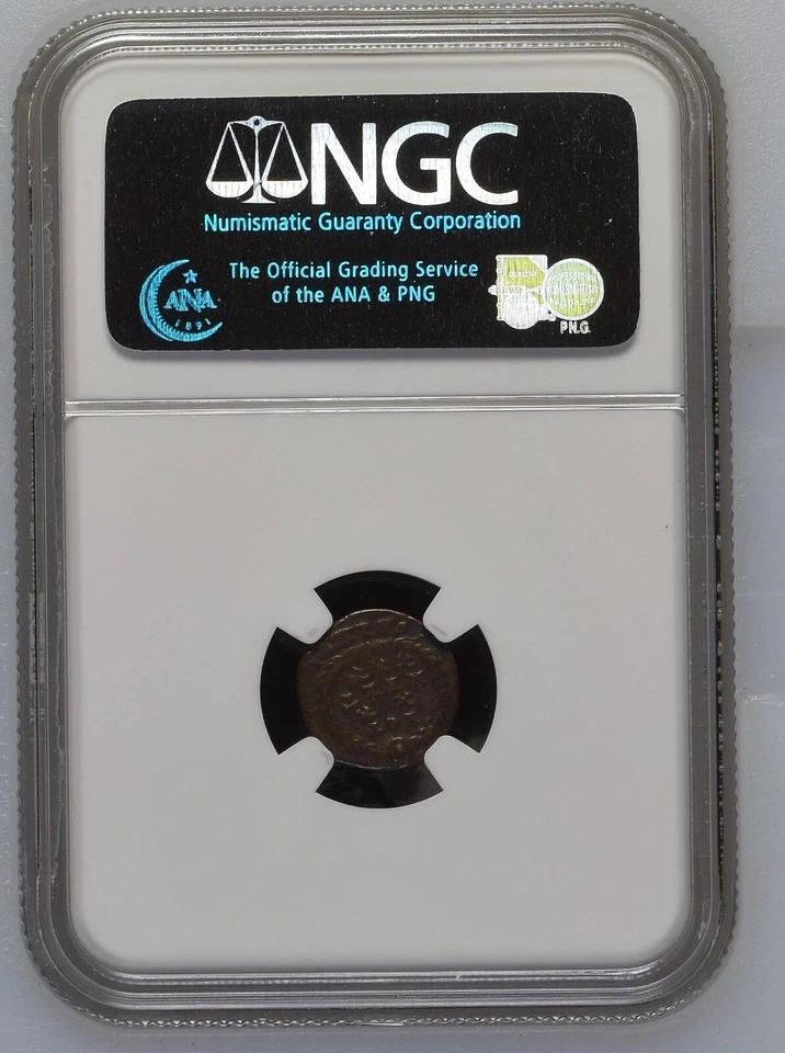 NGC - VF - AE4 Констанция II AD 337-361 NGC Древние Сертифицированные ОЧЕНЬ ХОРОШИЕ - Изображение 2 из 2