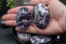 Dream Amethyst Palm Stone