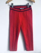 Janie And Jack Red Ponte Toddler Pants Sz 3