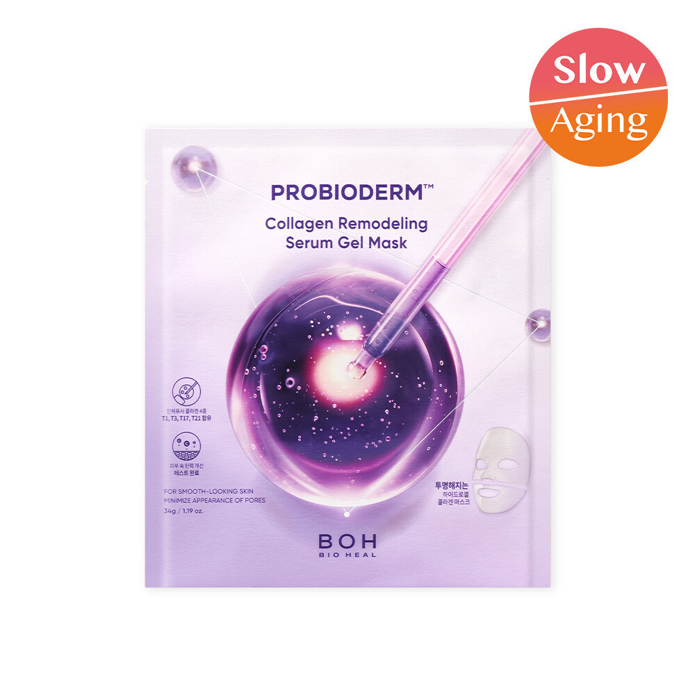 BIO HEAL BOH Probioderm Коллагеновая восстанавливающая сыворотка-гель-маска 34 г x 1ea, 6ea, 10ea