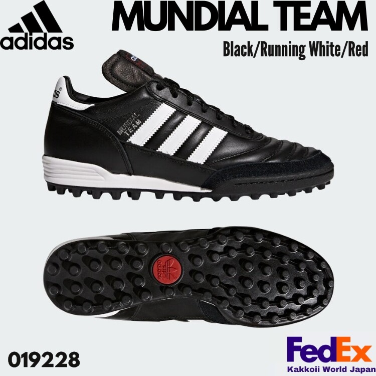 adidas Soccer shoes MUNDIAL TEAM Black/Running White/Red adidas Soccer shoes MUNDIAL TEAM Black/Running White/Red