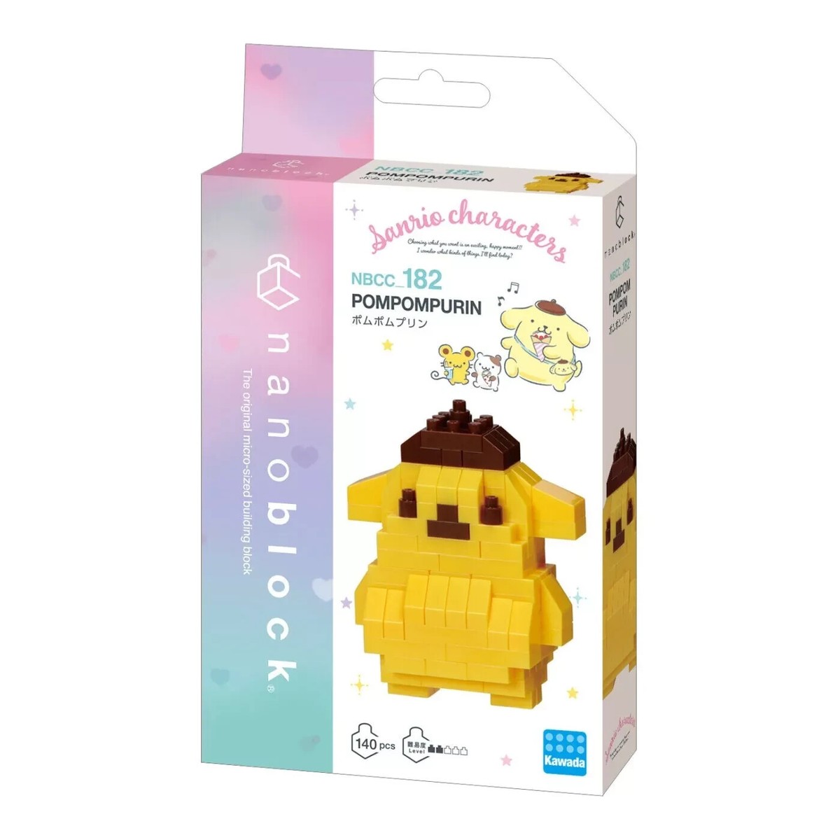 Kawada Sanrio Series Pompompurin Nanoblocks Kit BNTNAN22638