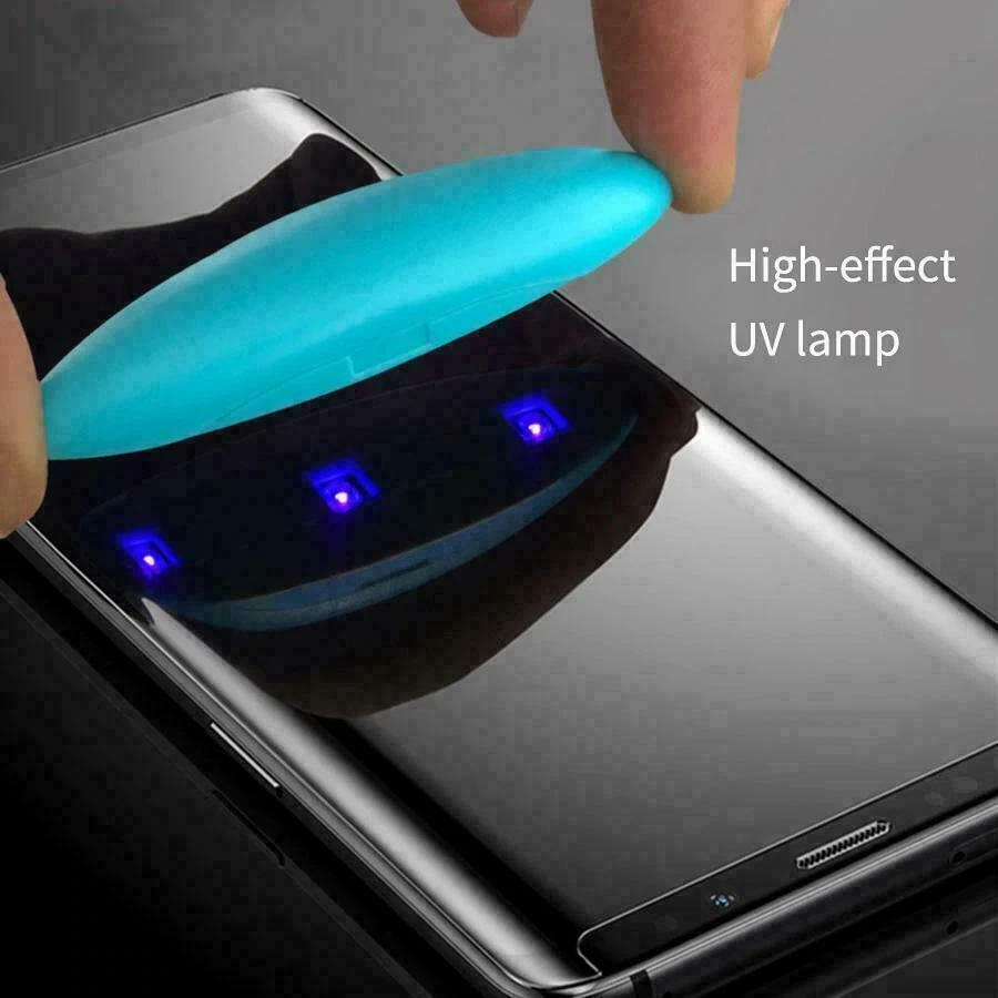 UV Full Glue Gorilla Curved Liquid Tempered Glass für Samsung Galaxy S10 Plus - Bild 3 von 4