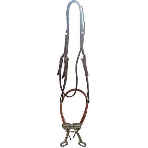 Vintage San Angelo Texas Die Cast Fast Stop Adjustable Training Bosal Hackamore - Picture 3 of 9