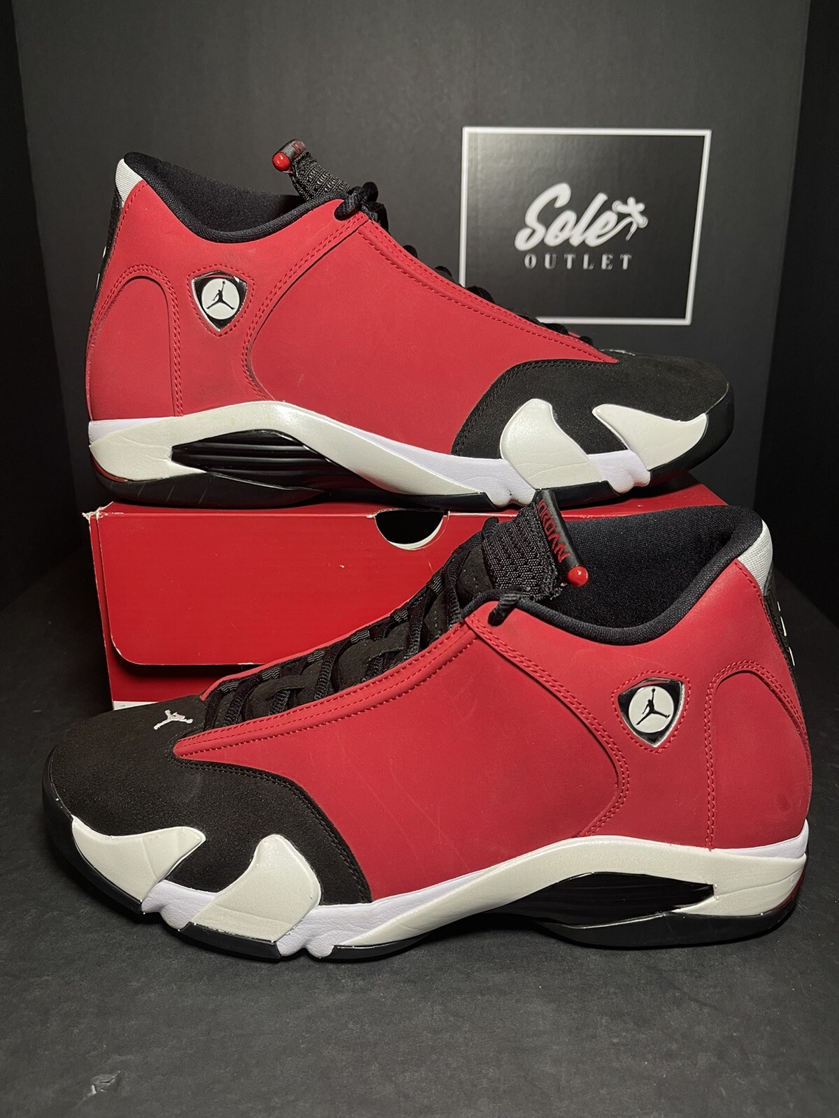 Nike Air Jordan 14 Retro Gym Red White Shoe Men's Size 12 487471-006 Used |  eBay