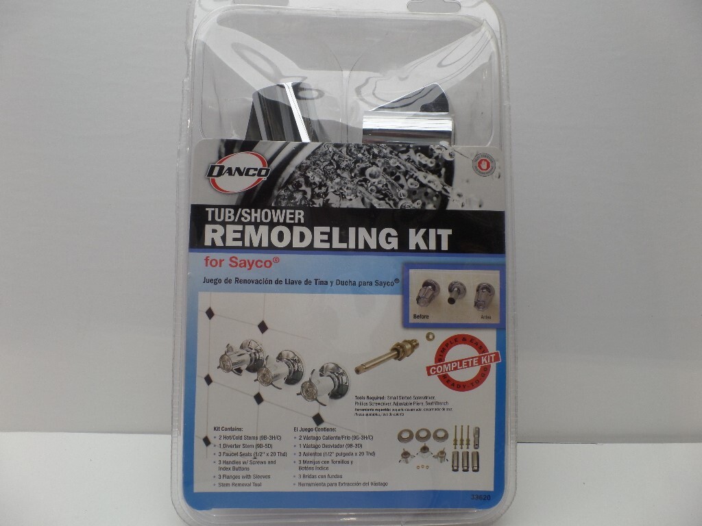 DANCO 39620 TUB/SHOWER 3HANDLE REMODELING TRIM KIT FOR SAYCO IN CHROME