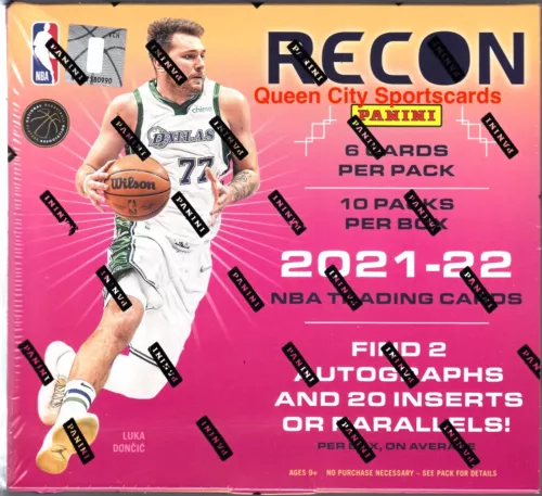 2021/22 Panini Recon Basketball Factory Sealed Hobby Box