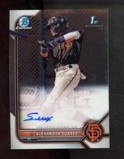 2022 Bowman Chrome Alexander Suarez San Francisco Giants RC Rookie AUTO